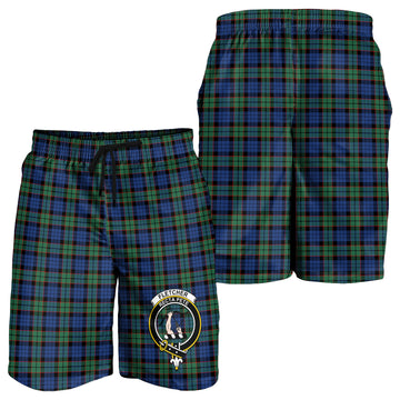 Fletcher Ancient Tartan Mens Shorts with Family Crest