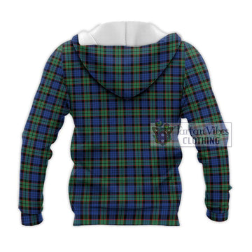 Fletcher Ancient Tartan Knitted Hoodie with Family Crest DNA In Me Style