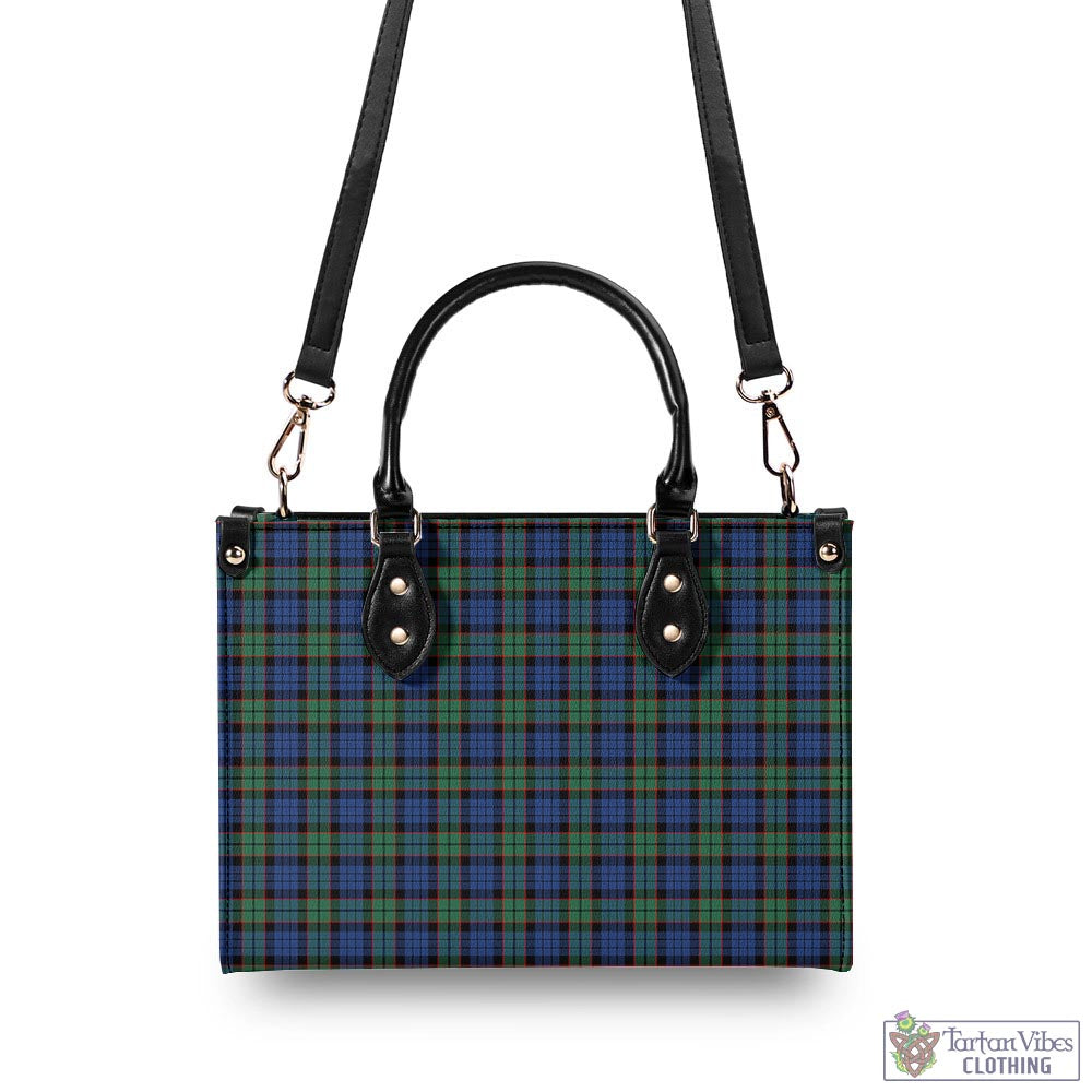 Tartan Vibes Clothing Fletcher Ancient Tartan Luxury Leather Handbags