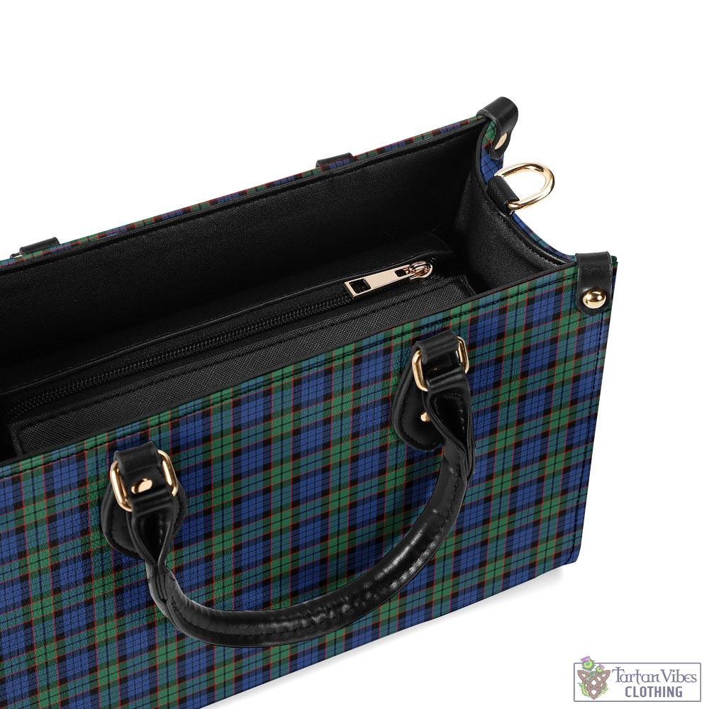 Tartan Vibes Clothing Fletcher Ancient Tartan Luxury Leather Handbags