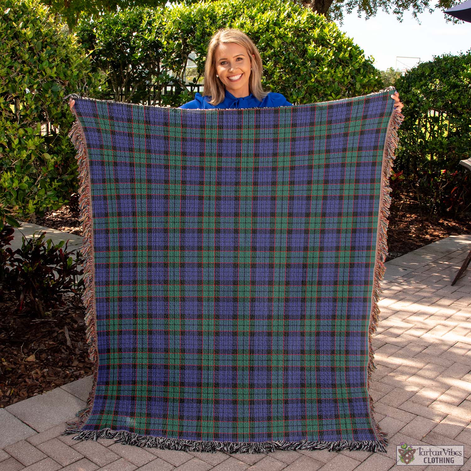 Tartan Vibes Clothing Fletcher Modern Tartan Woven Blanket