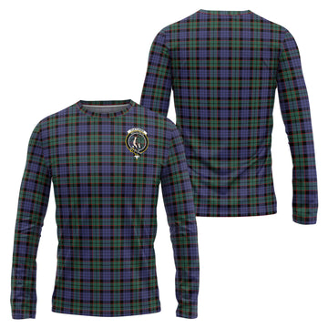 Fletcher Modern Tartan Long Sleeve T-Shirt with Family Crest