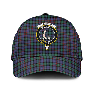 Fletcher Modern Tartan Classic Cap with Family Crest