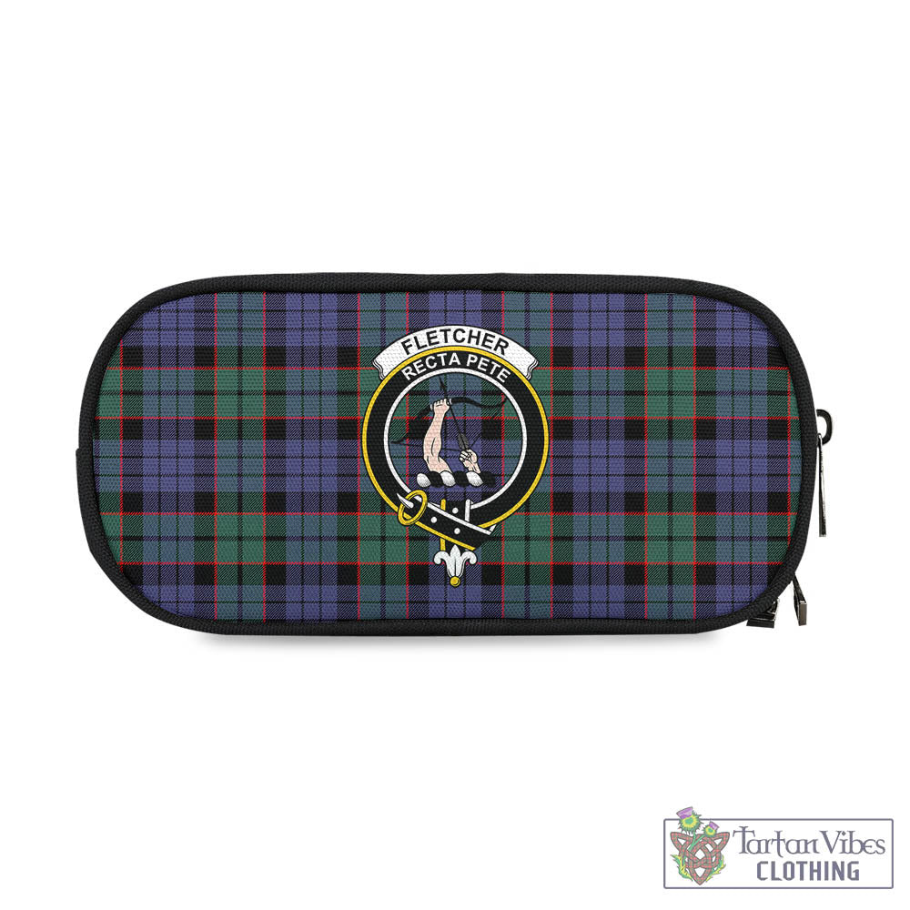 Tartan Vibes Clothing Fletcher Modern Tartan Pen and Pencil Case with Family Crest