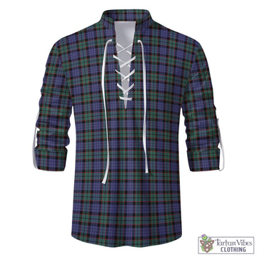 Fletcher Modern Tartan Men's Scottish Traditional Jacobite Ghillie Kilt Shirt
