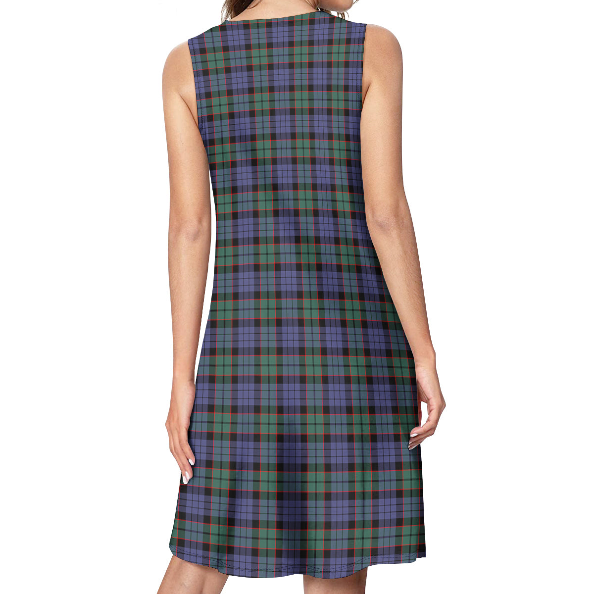 Fletcher Modern Tartan Womens Casual Dresses - Tartanvibesclothing