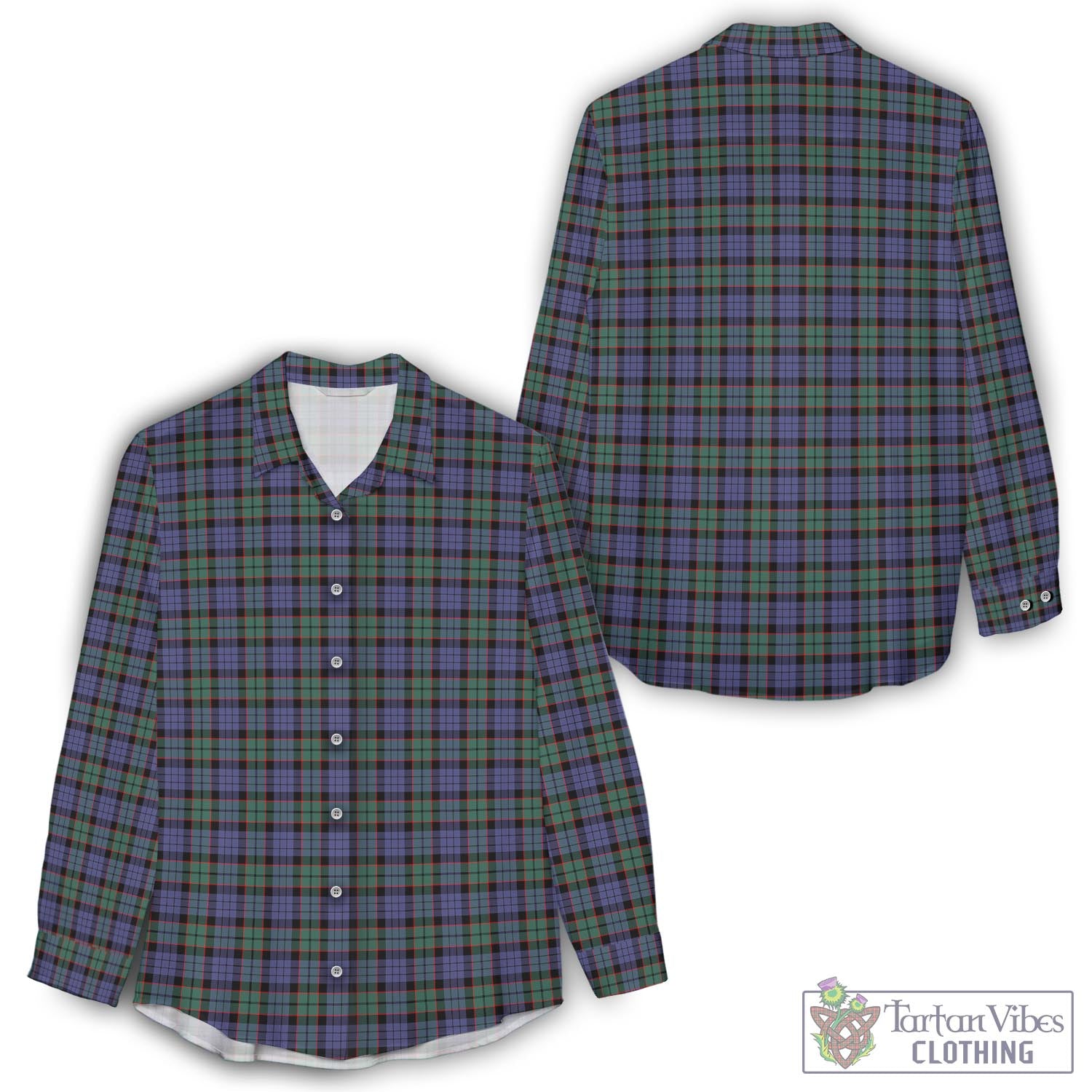 Fletcher Modern Tartan Womens Casual Shirt