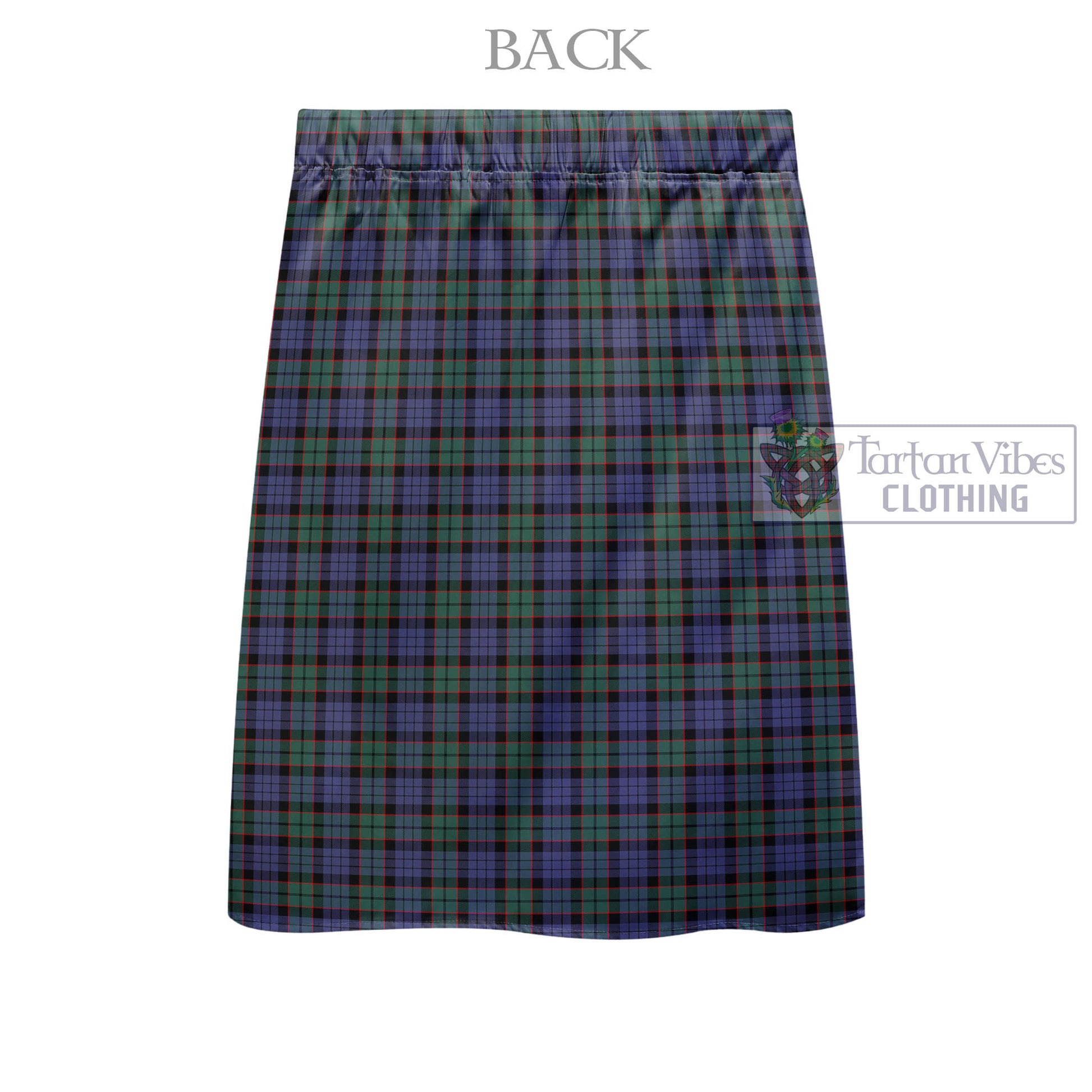 Tartan Vibes Clothing Fletcher Modern Tartan Men's Pleated Skirt - Fashion Casual Retro Scottish Style