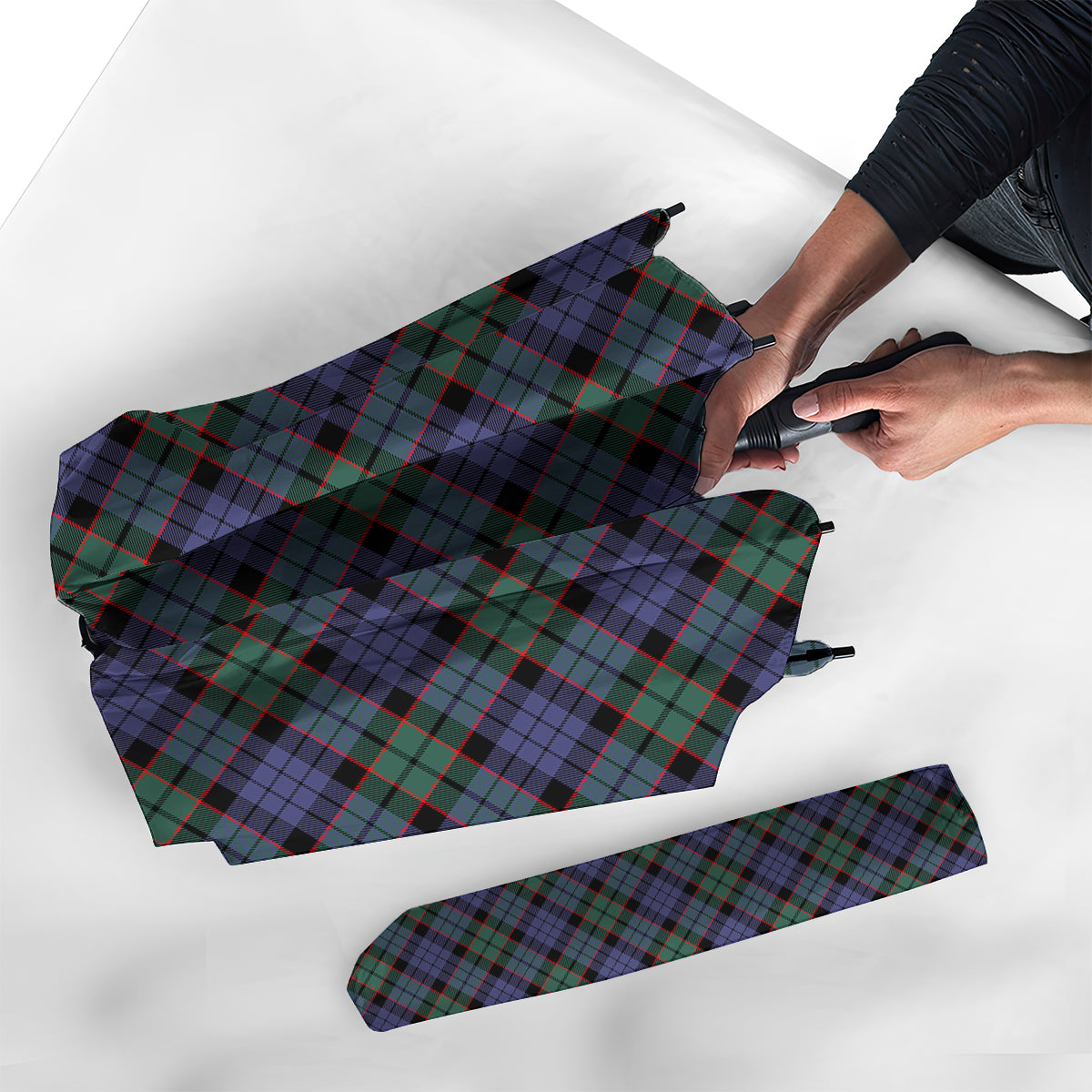 Fletcher Modern Tartan Umbrella - Tartanvibesclothing