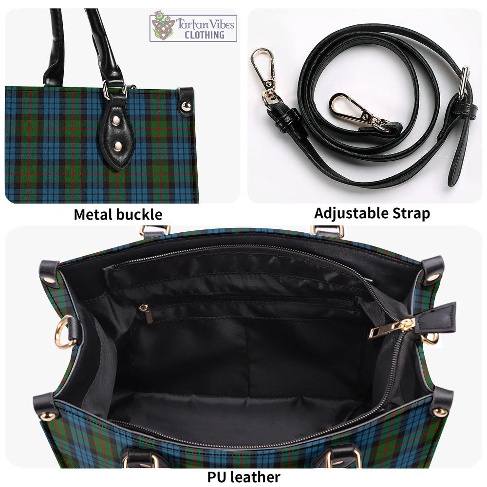 Tartan Vibes Clothing Fletcher of Dunans Tartan Luxury Leather Handbags