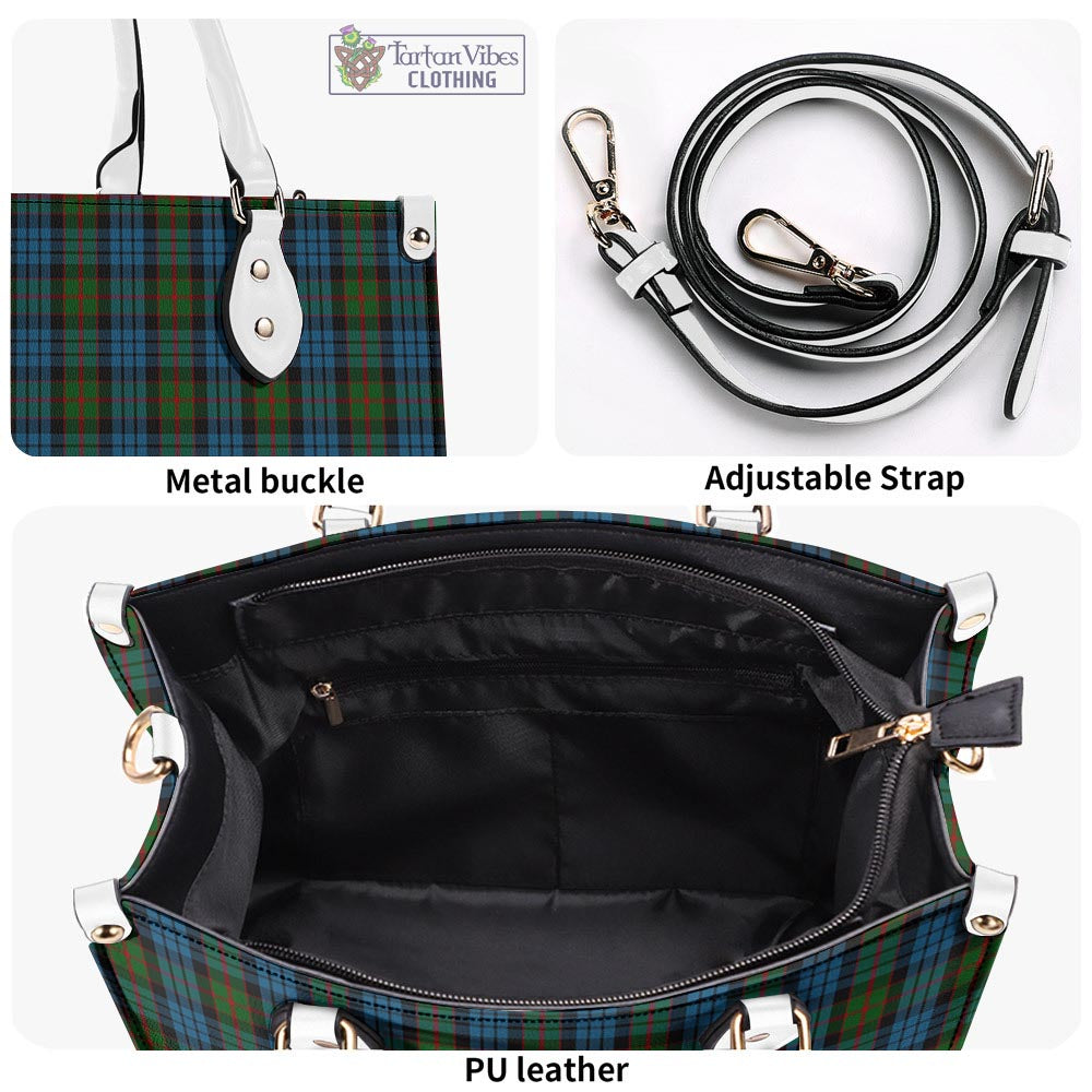 Tartan Vibes Clothing Fletcher of Dunans Tartan Luxury Leather Handbags