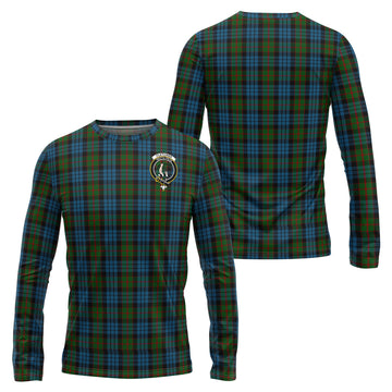 Fletcher of Dunans Tartan Long Sleeve T-Shirt with Family Crest