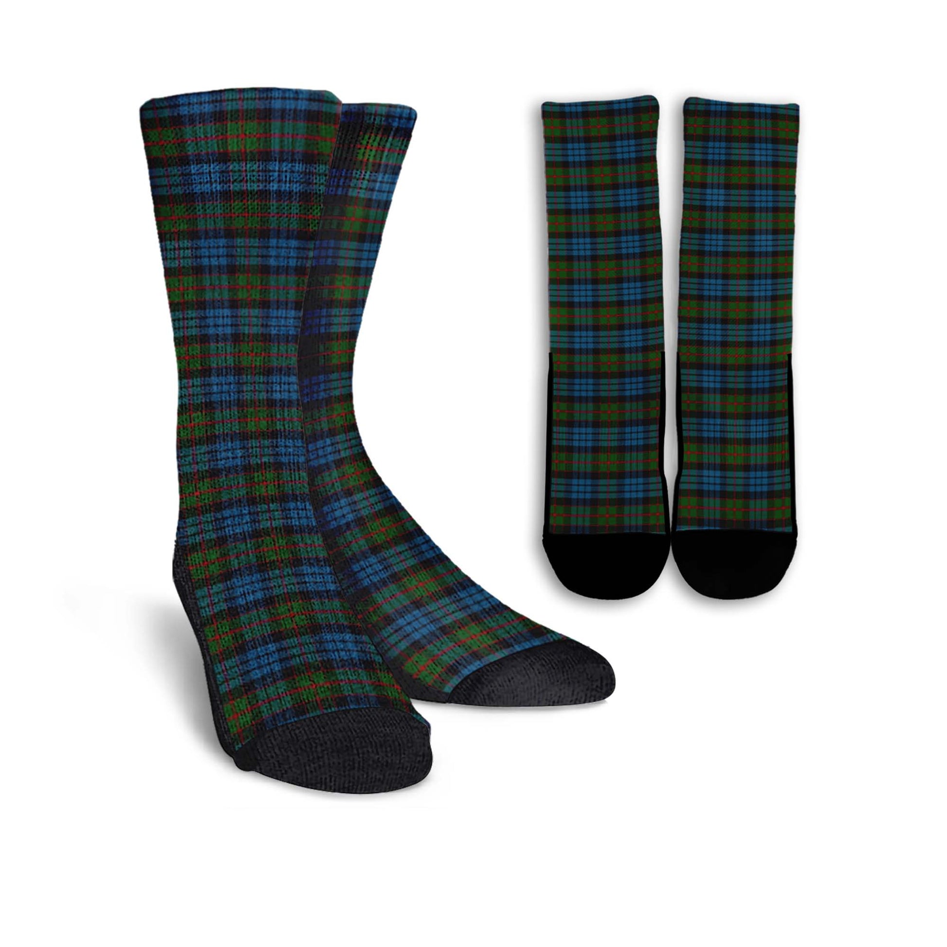 Fletcher of Dunans Tartan Crew Socks - Tartanvibesclothing