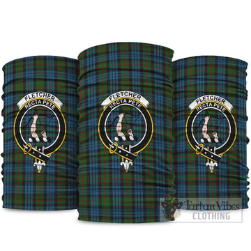 Fletcher of Dunans Tartan Neck Gaiters, Tartan Bandanas, Tartan Head Band with Family Crest