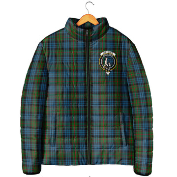 Fletcher of Dunans Tartan Padded Jacket with Family Crest