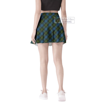 Fletcher of Dunans Tartan Women's Plated Mini Skirt