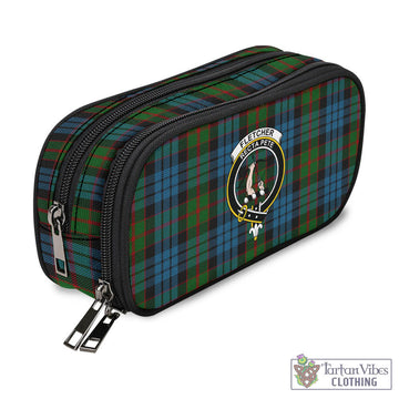 Fletcher of Dunans Tartan Pen and Pencil Case with Family Crest