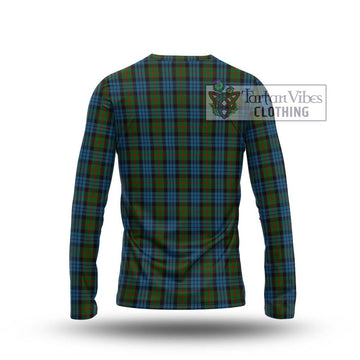 Fletcher of Dunans Tartan Long Sleeve T-Shirt with Family Crest DNA In Me Style