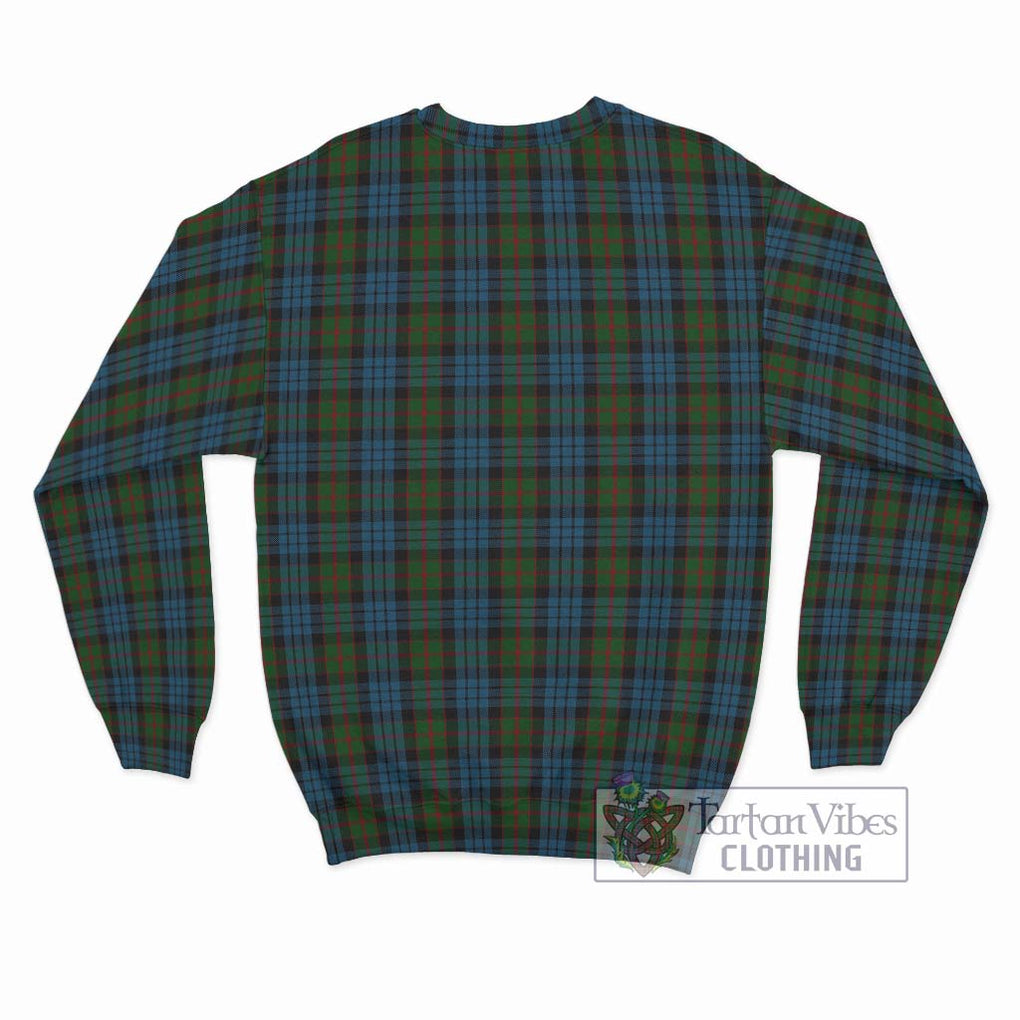 Fletcher of Dunans Tartan Sweatshirt with Family Crest DNA In Me Style - Tartanvibesclothing Shop