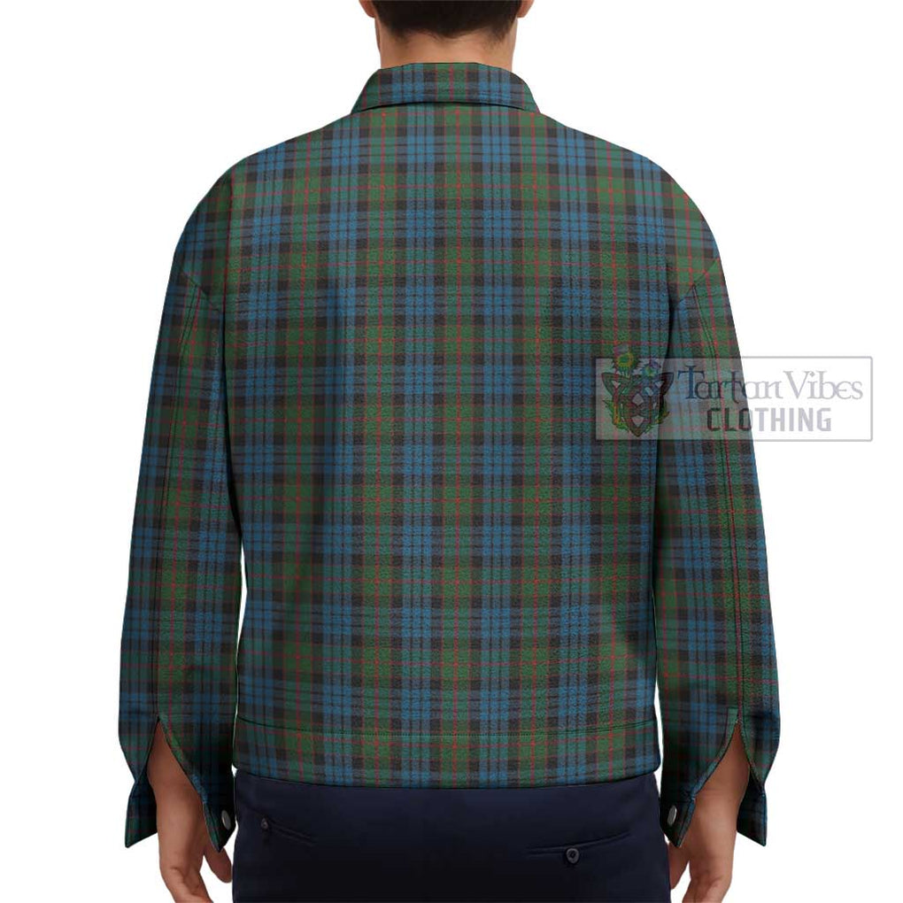 Fletcher of Dunans Tartan Unisex Lapel Cotton Jacket - Tartan Vibes Clothing