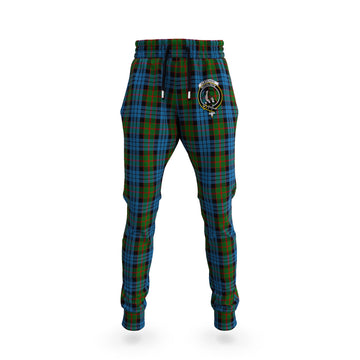 Fletcher of Dunans Tartan Joggers Pants with Family Crest