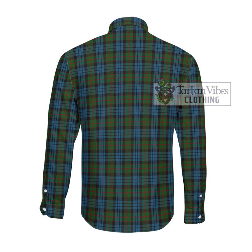 Fletcher of Dunans Tartan Long Sleeve Button Shirt with Family Crest DNA In Me Style - Tartanvibesclothing Shop