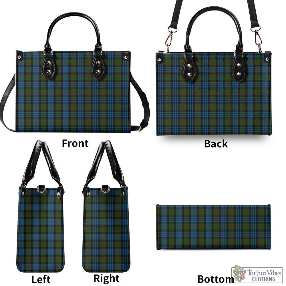 Tartan Vibes Clothing Fletcher of Dunans Tartan Luxury Leather Handbags