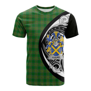 Fleury Irish Clan Cotton T-shirt Celtic Circle Style Kid's Shirt - Tartan Vibes Clothing