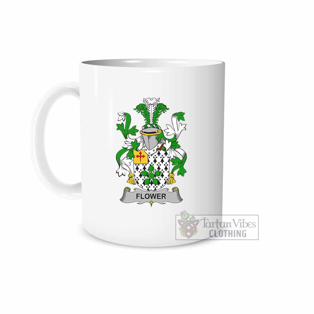 Tartan Vibes Clothing Flower Irish Clan Coat of Arms Ceramic Mug