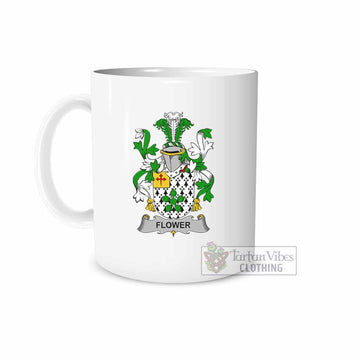 Flower Irish Clan Coat of Arms Ceramic Mug