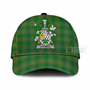 Flower Irish Clan Tartan Classic Cap with Coat of Arms