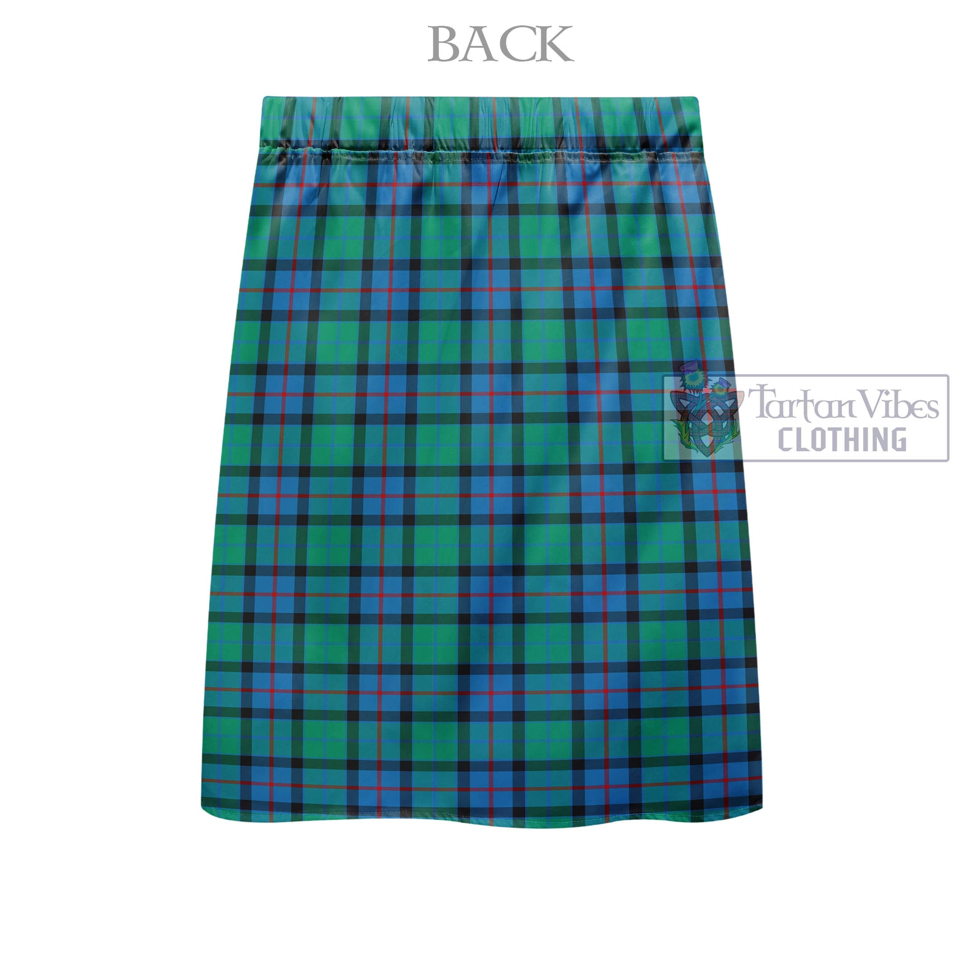 Tartan Vibes Clothing Flower Of Scotland Tartan Men's Pleated Skirt - Fashion Casual Retro Scottish Style