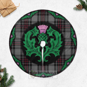 Flynn Tartan Christmas Tree Skirt Scottish Thistle Style