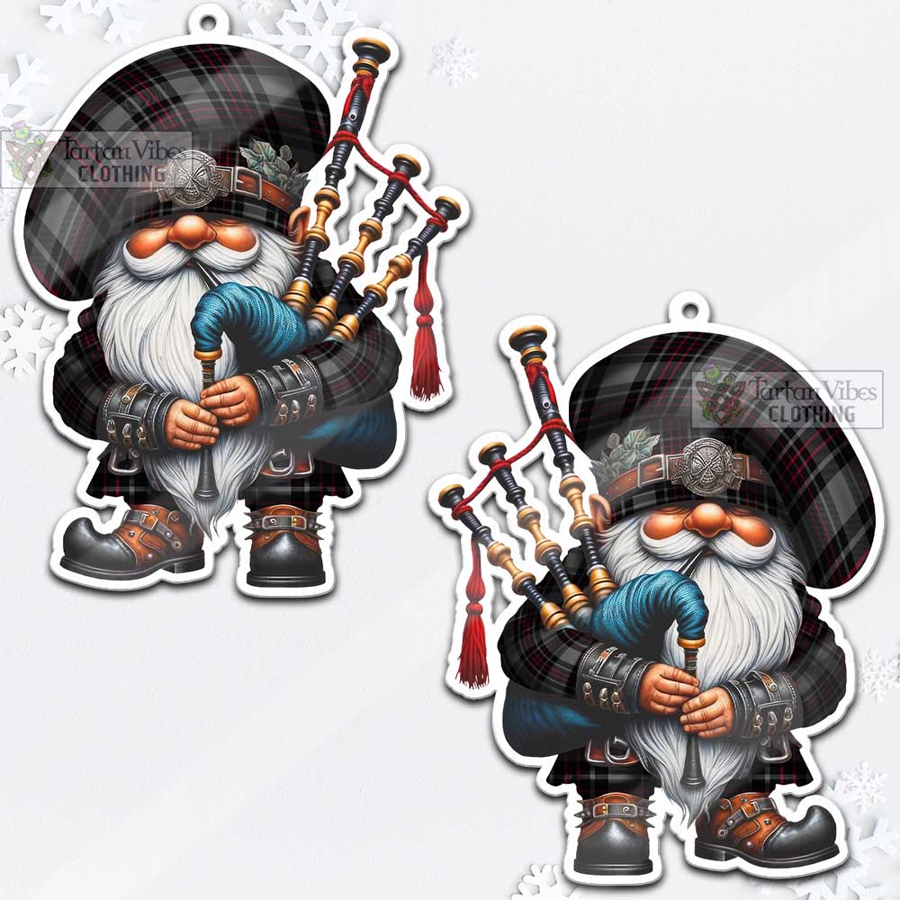 Tartan Vibes Clothing Flynn Tartan Badpiper Gnome Christmas Ornament