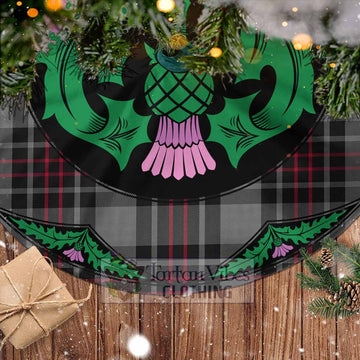 Flynn Tartan Christmas Tree Skirt Scottish Thistle Style