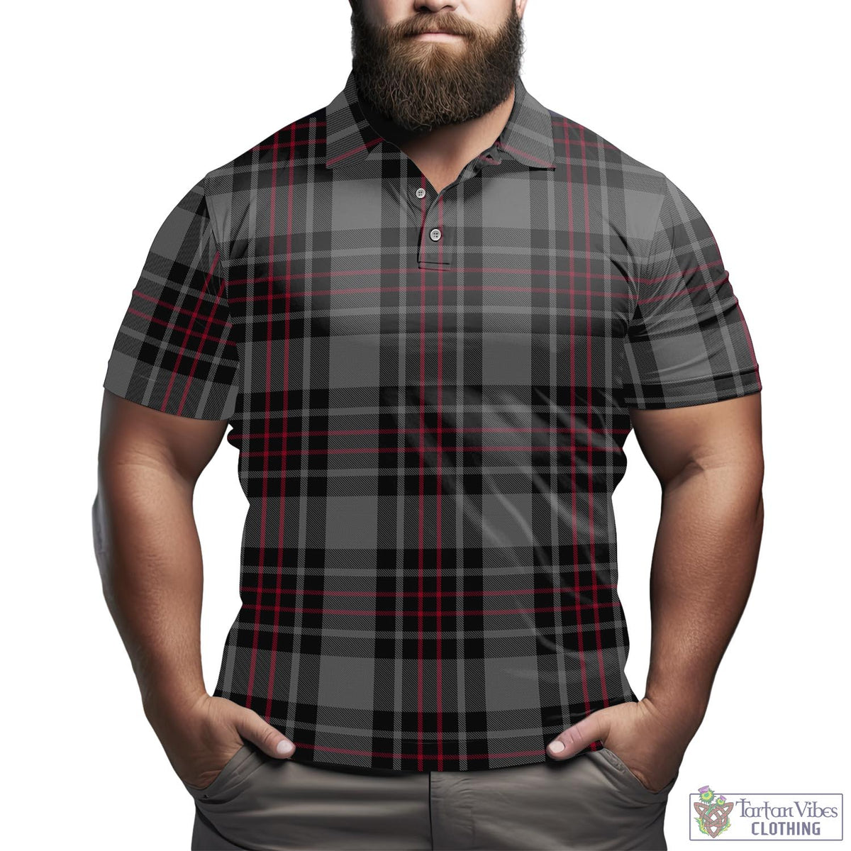 Flynn Tartan Men's Polo Shirt Kid - Tartan Vibes Clothing