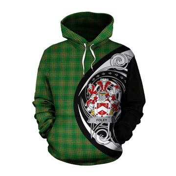 Foley Irish Clan Cotton Hoodie Celtic Circle Style Pullover Hoodie XS - Tartan Vibes Clothing