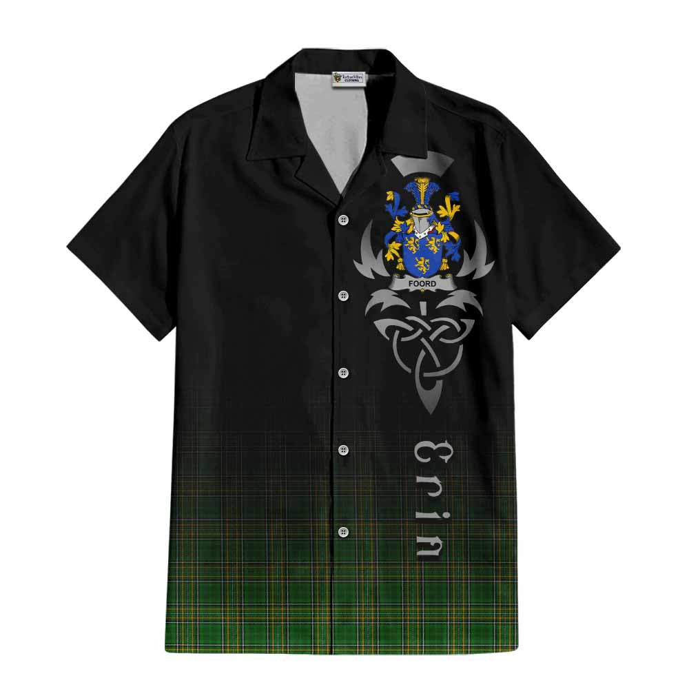 Foord Irish Clan Hawaiian Shirt with Coat of Arms Erin Go Bragh Celtic Inspired Kid - Tartan Vibes Clothing