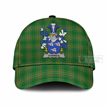 Forbes Irish Clan Tartan Classic Cap with Coat of Arms