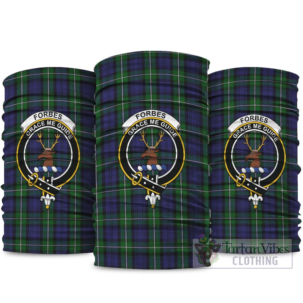 Forbes Tartan Neck Gaiters, Tartan Bandanas, Tartan Head Band with Family Crest