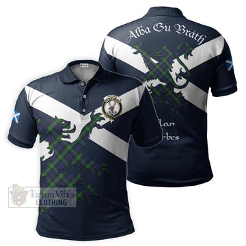 Forbes Tartan Lion Rampant Polo Shirt Proudly Display Your Heritage with Alba Gu Brath and Clan Name