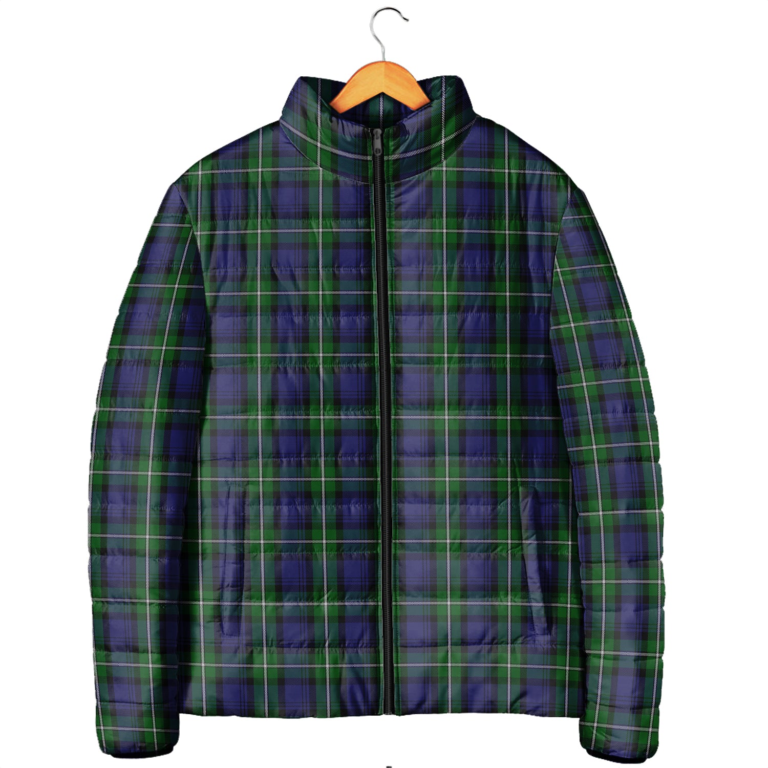 Forbes Tartan Padded Jacket Men's Padded Jacket - Tartan Vibes Clothing