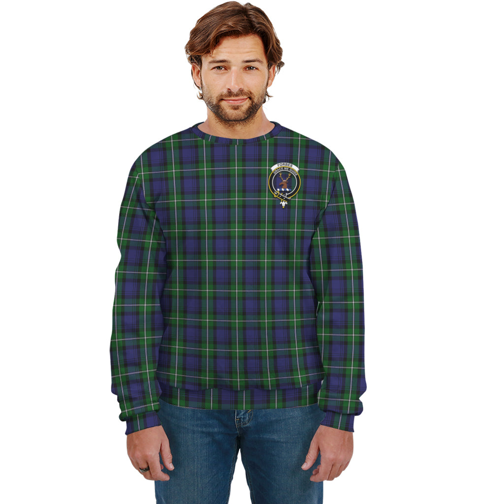 Forbes Tartan Sweatshirt with Family Crest Unisex - Tartan Vibes Clothing