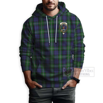 Forbes Tartan Hoodie with Family Crest Celtic Skull Style