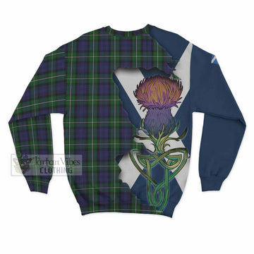 Forbes Tartan Family Crest Sweatshirt Scottish Thistle Celtic Inspired - Tartan Vibes Clothing
