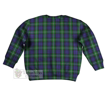 Forbes Tartan Kid Ugly Sweater with Family Crest