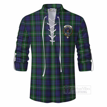 Forbes Tartan Ghillie Kilt Shirt with Family Crest DNA In Me Style