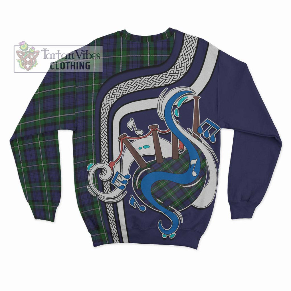 Forbes Tartan Sweatshirt with Epic Bagpipe Style - Tartanvibesclothing Shop