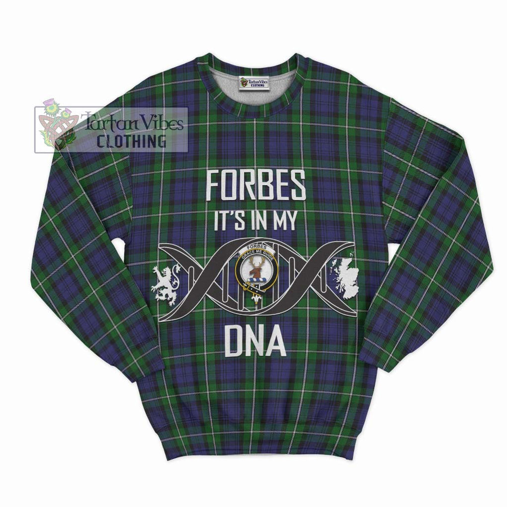 Forbes Tartan Sweatshirt with Family Crest DNA In Me Style - Tartanvibesclothing Shop