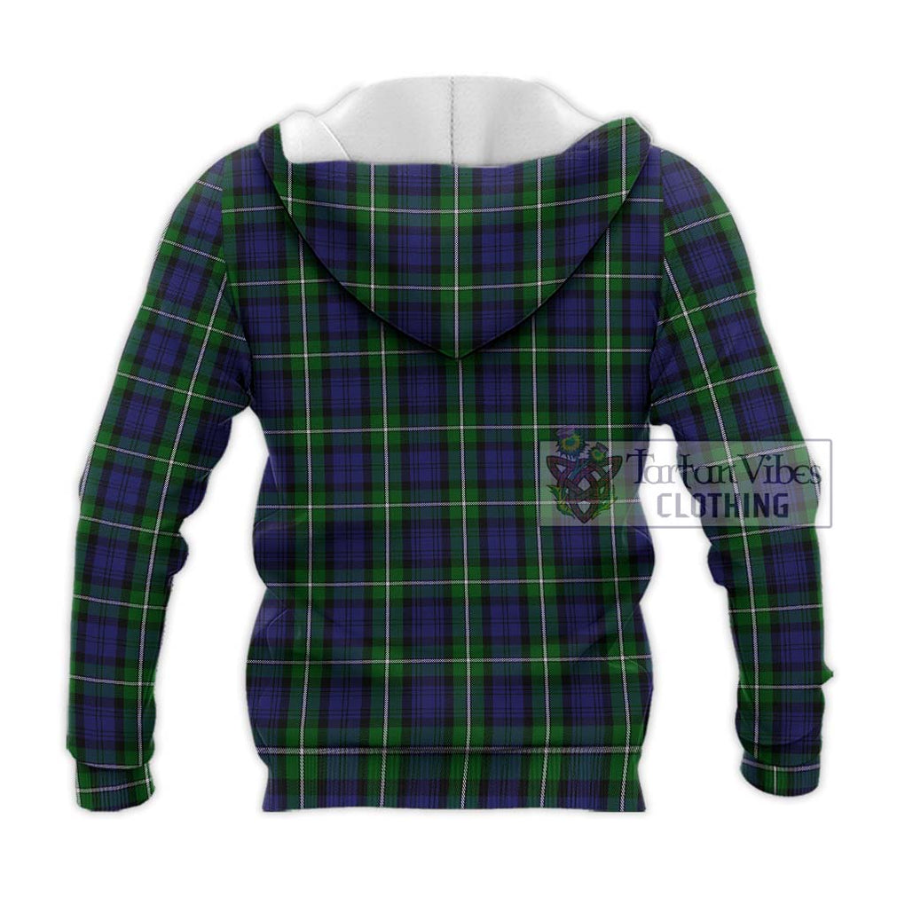 Forbes Tartan Knitted Hoodie with Family Crest DNA In Me Style - Tartanvibesclothing Shop